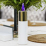 CYL0416GW - Gold Topped White Ceramic Cylinder - 16" (6 pcs) CYL0416GW - Gold Topped White Ceramic Cylinder - 16" (6 pcs)