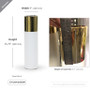 CYL0416GW - Gold Topped White Ceramic Cylinder - 16" (6 pcs) CYL0416GW - Gold Topped White Ceramic Cylinder - 16" (6 pcs)