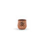CUB5304RG - Unique Textured Rose Gold Pot - 4.3"