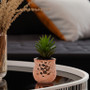 CUB5304RG - Unique Textured Rose Gold Pot - 4.3"