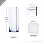VBV0516 Block Glass Vase - 5"x16" (6 pcs) VBV0516 Block Glass Vase - 5"x16" (6 pcs)