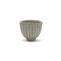 CUB8504WT - Medium Fancy White Acorn Ceramic Vase - 4" H CUB8504WT - Medium Fancy White Acorn Ceramic Vase - 4" H