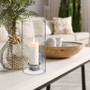 HST3510 - Clear Hurricane Candle Shade Chimney Tube (NO Bottom) -  3.5" x 10" (24 pcs/case)
