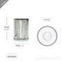 VOT0025SS - Silver Speckled Mercury Cylinder Votive Candle Holder - 2.75" VOT0025SS - Silver Speckled Mercury Cylinder Votive Candle Holder - 2.75"