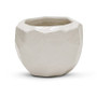 CGB3905WT - Large White Geometric Pot - 6" W x 4.75" H CGB3905WT - Large White Geometric Pot - 6" W x 4.75" H