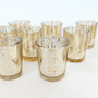 VOT0025GS - Gold Speckled Mercury Cylinder Votive Candle Holder - 2.75" VOT0025GS - Gold Speckled Mercury Cylinder Votive Candle Holder - 2.75"