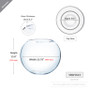 VBW1614 - Clear Round Bubble Bowl Vase - 16"x14" (1 pc/case) VBW1614 - Clear Round Bubble Bowl Vase - 16"x14" (1 pc/case)