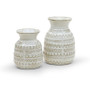 CUV9806WT - Fancy White Pineapple Vase - 6" H CUV9806WT - Fancy White Pineapple Vase - 6" H