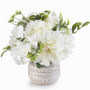 CUV9806WT - Fancy White Pineapple Vase - 6" H CUV9806WT - Fancy White Pineapple Vase - 6" H