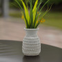 CUV9807WT Fancy White Pineapple Vase - 7.5" H (8 pcs) CUV9807WT Fancy White Pineapple Vase - 7.5" H (8 pcs)