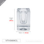 VTH3606CL - Clifford Block Glass Taper Candle Holder - 2.36" VTH3606CL - Clifford Block Glass Taper Candle Holder - 2.36"