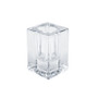 VTH3606CL - Clifford Block Glass Taper Candle Holder - 2.36" VTH3606CL - Clifford Block Glass Taper Candle Holder - 2.36"