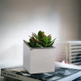 Ceramic Cube Vase - 6"H (Various Colors) Ceramic Cube Vase - 6"H (Various Colors)