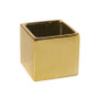 Ceramic Cube Vase - 6"H (Various Colors) Ceramic Cube Vase - 6"H (Various Colors)