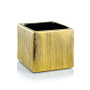 Ceramic Cube Vase - 6"H (Various Colors) Ceramic Cube Vase - 6"H (Various Colors)