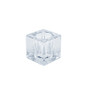 VTH3604CL - Clifford Cube Glass Taper Candle Holder - 1.57" VTH3604CL - Clifford Cube Glass Taper Candle Holder - 1.57"
