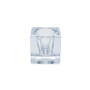 VTH3604CL - Clifford Cube Glass Taper Candle Holder - 1.57" VTH3604CL - Clifford Cube Glass Taper Candle Holder - 1.57"