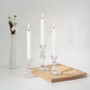 4.3" Small Regal Taper Candle Holder  - (Various Colors) 4.3" Small Regal Taper Candle Holder  - (Various Colors)