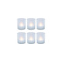 LED17 - Warm White Flickering Flameless LED Candle in Plastic Frosted Holder - 2.25" (6 pcs/pack) LED17 - Warm White Flickering Flameless LED Candle in Plastic Frosted Holder - 2.25" (6 pcs/pack)