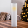HST0314FR - Frosted Glass Hurricane Candle Shade Chimney Tube [No Bottom] - 3" x 14"