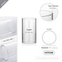 HST0508 - Clear Hurricane Candle Shade Chimney Tube [No Bottom] - 5" x 8"