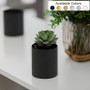 Ceramic Cylinder Vase - 4"H (Various Colors) Ceramic Cylinder Vase - 4"H (Various Colors)