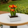 Short Square Ceramic Block Vase - 10" x 4" (Various Colors) Short Square Ceramic Block Vase - 10" x 4" (Various Colors)