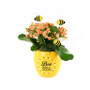 CFB2605YL - Yellow Bee Well Soon Vase - 5" CFB2605YL - Yellow Bee Well Soon Vase - 5"