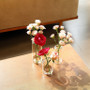 Medium Glass Cylinder Domed Top Bud Vase - 5.5" (Various Colors) Medium Glass Cylinder Domed Top Bud Vase - 5.5" (Various Colors)