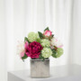 Ceramic Cube Vase - 5"H (Various Colors) Ceramic Cube Vase - 5"H (Various Colors)