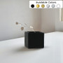 Ceramic Cube Vase - 5"H (Various Colors) Ceramic Cube Vase - 5"H (Various Colors)