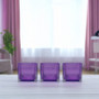 VCB0005ALA - Everyday Lavender Cube Glass Candle Holder / Vase - 5" VCB0005ALA - Everyday Lavender Cube Glass Candle Holder / Vase - 5"