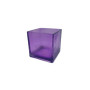 VCB0005ALA - Everyday Lavender Cube Glass Candle Holder / Vase - 5" VCB0005ALA - Everyday Lavender Cube Glass Candle Holder / Vase - 5"