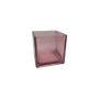 VCB0005APK - Everyday Pink Cube Glass Candle Holder / Vase - 5" VCB0005APK - Everyday Pink Cube Glass Candle Holder / Vase - 5"