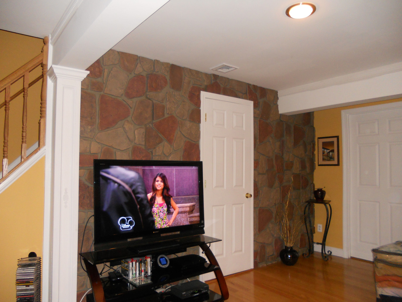 Faux Stone Interior Wall Panels make a Happy Handyman Barron Designs