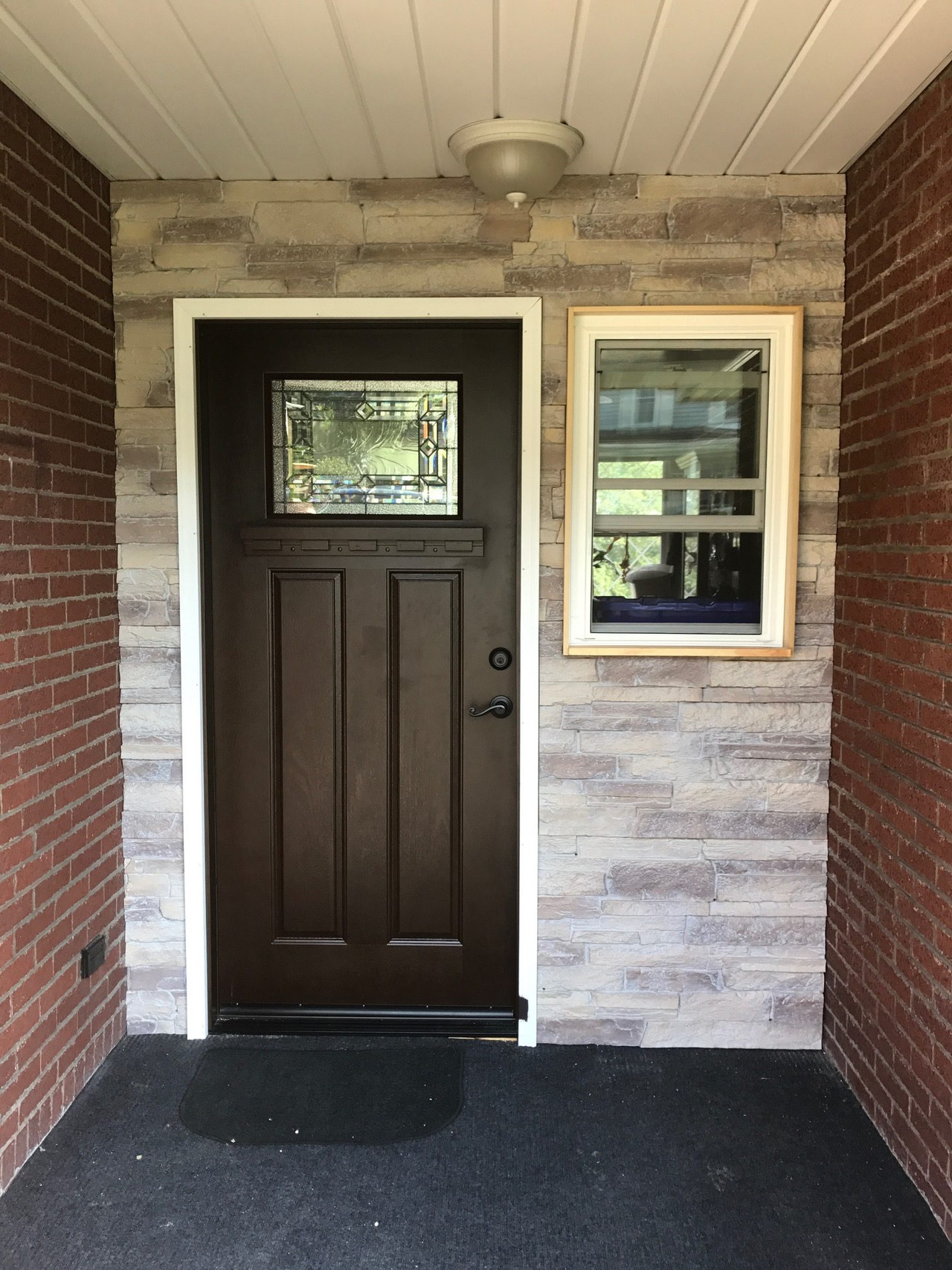 A Stylish New Front Door Surround with Stonewall Barron Designs