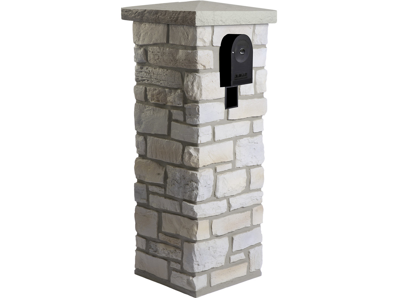 Impressive fake stone mailboxes Carlton Lehigh Cobblestone Mailbox Kit Barron Designs