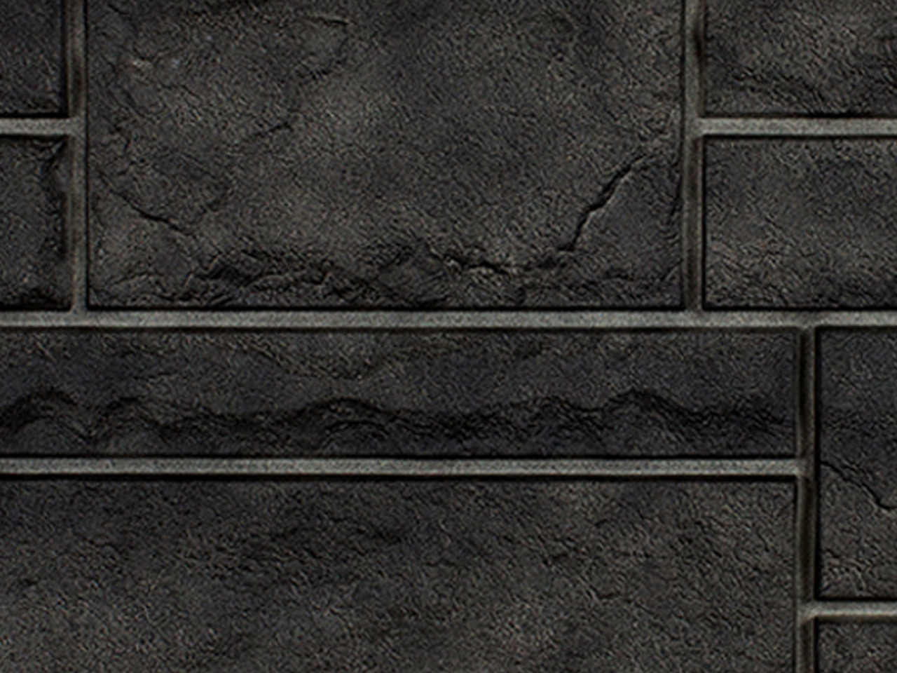 トップス pellicule sp motif stone PK black NovikStone PHC Premium Hand Cut Stone Siding Sample