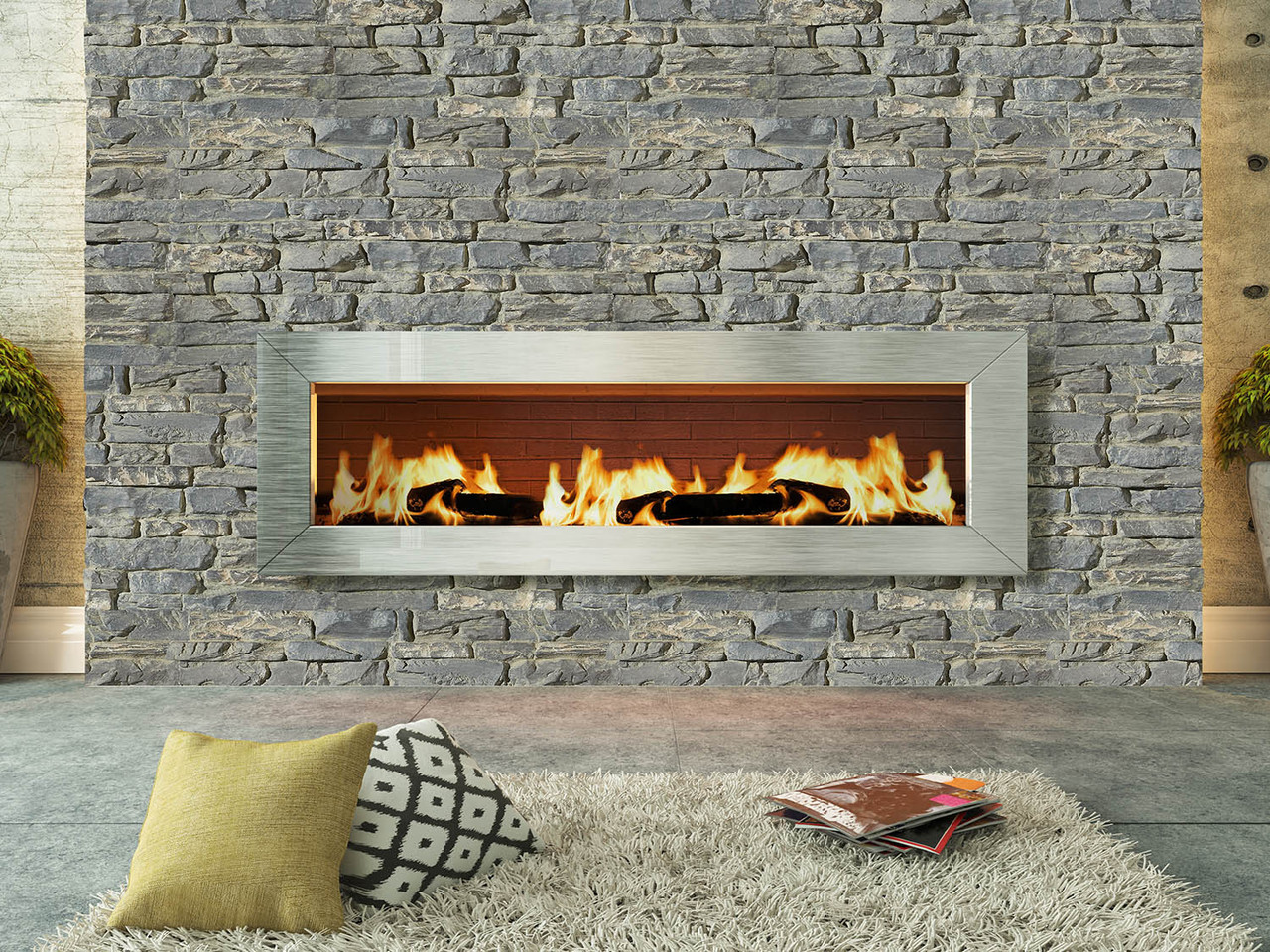 Montana Dry Stack Faux Stone Wall Panels Sample