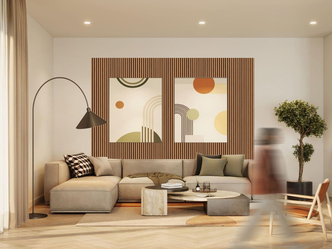 Maple Slat Wood Acoustic Wall Panels