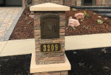 Summer Yard Project: Stone Column Mailbox