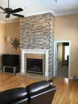 Fireplace: Adding Some Atmosphere with Stacked Stone