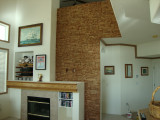 Fantastic Fireplace Wall Created in Two Weekends