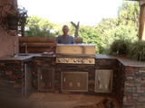 Building an Outdoor BBQ Island: Southwest Style