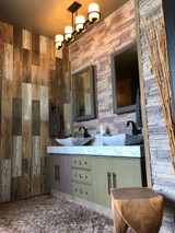 Bathroom Vanity Backsplash: Total House Makeover Pt 3