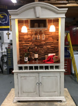 DIY With a Twist: TV Armoire Turned Bar Cabinet