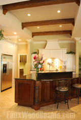 Staining Faux Wood Beams to Match Existing Wood