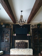A Faux Beamed Ceiling with Period Furniture to Match
