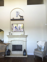 Fireplace Alcove Remodel: Small Mantel, Big New Look