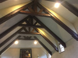 Cathedral Truss with Faux Timber Transform a Ceiling